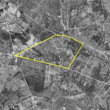 Anandale Farm Area on 1949 Aerial