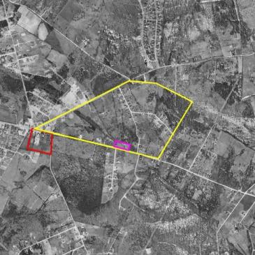 Additional Land John Henry Garges Purchased over 1949 Aerial