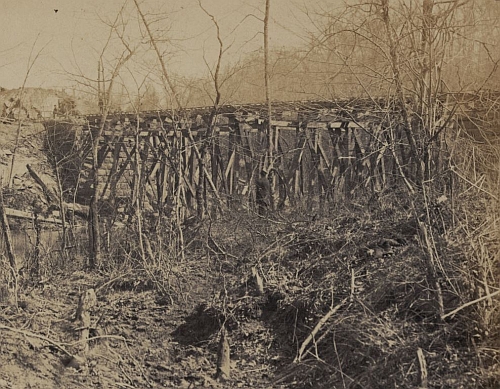 Bull Run Bridge Before Freshet of April 1863
