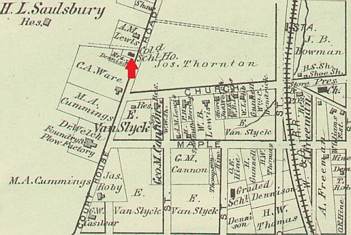 Location of Vienna Colored School House