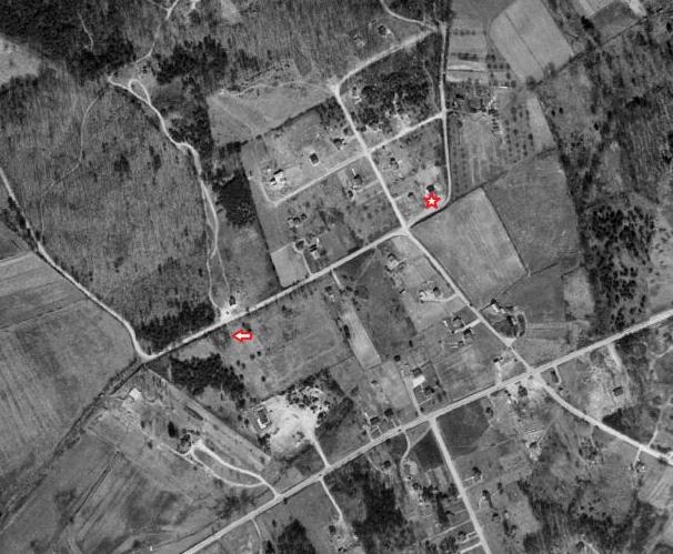 Aerial Photo of Freedom Hill in 1949