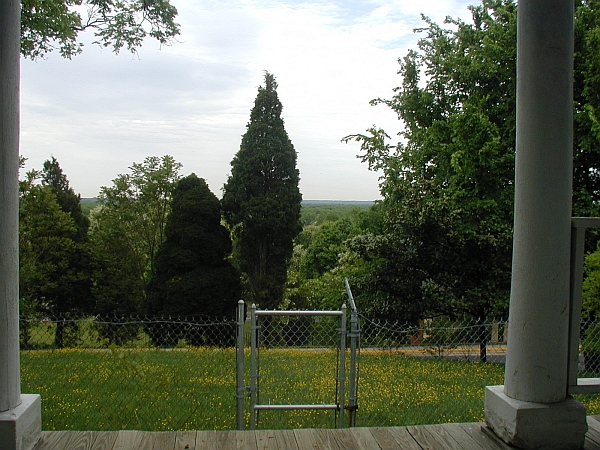View From South Porch at Huntly