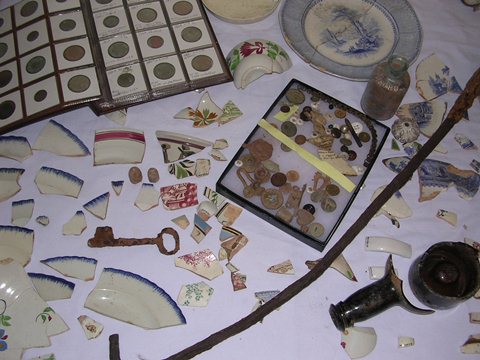 Coins and Other Artifacts From McAtee's Tavern