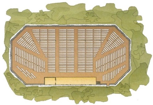 Conceptual Rendering of Auditorium with Seating