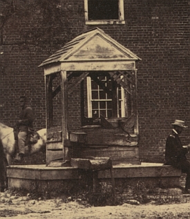 Well at Fairfax County Courthouse, 1863, Photographer Timothy O'Sullivan, Image Courtesy Library of Congress